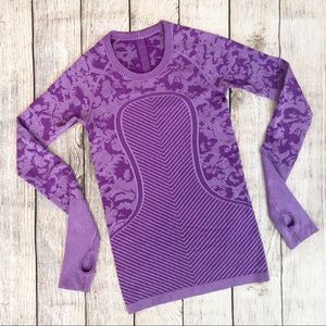 Lululemon | Camo Run Swiftly Tech Long Sleeve Crew